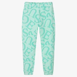 Guess Girls Green Cotton Joggers