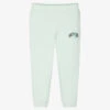 Guess Girls Green Metallic Logo Joggers