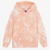 Guess Girls Orange Tie-Dye Banksy Hoodie