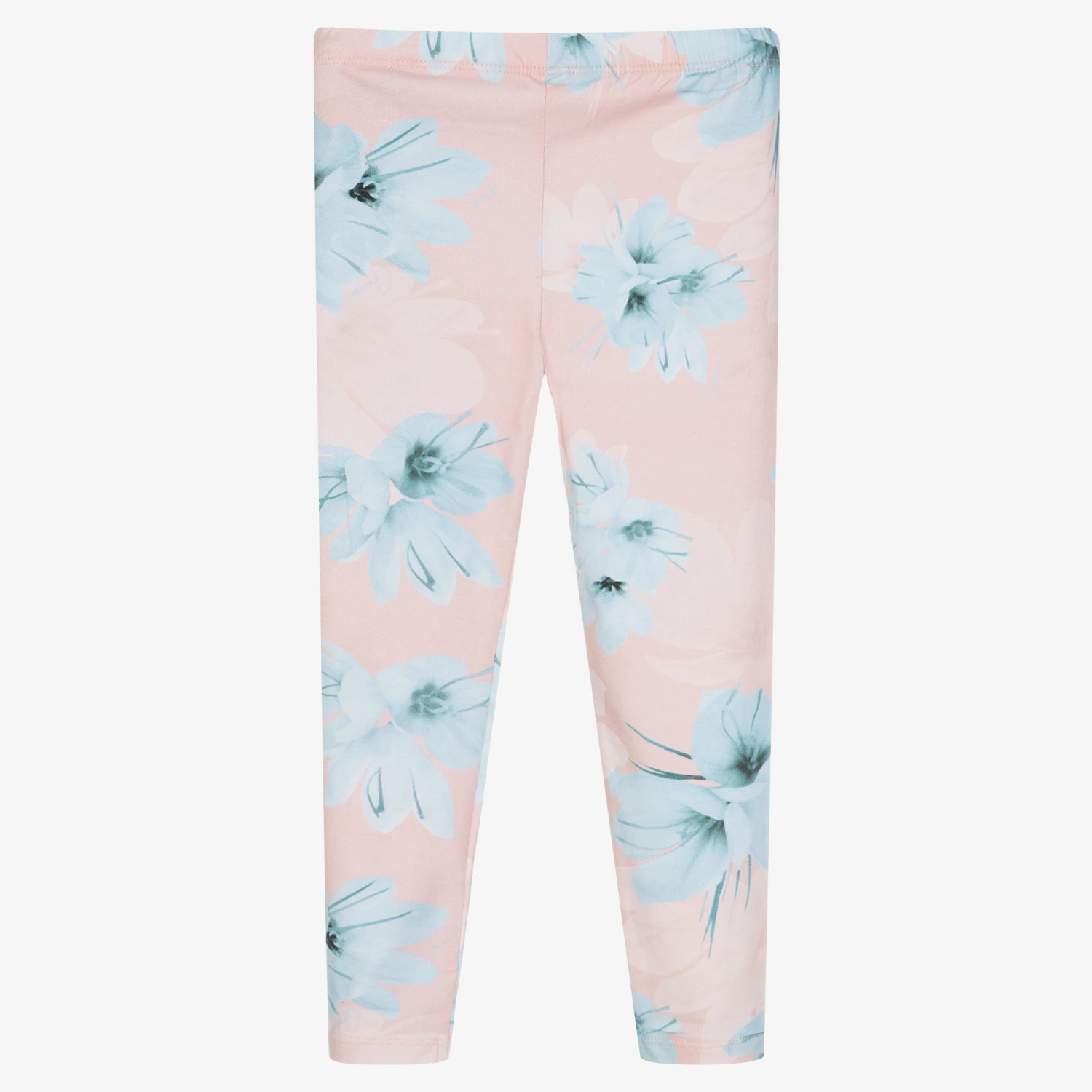 Guess Girls Pink Floral Leggings 3 Guess Girls Pink Floral Leggings - Image 3