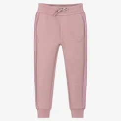 Guess Girls Purple Cotton Joggers