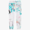 Guess Girls White Cotton Banksy Joggers