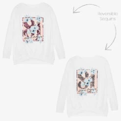 Guess Girls White Cotton Top