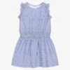 Hatley Girls Blue & White Cotton Dress