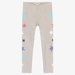 Hatley Girls Grey Star Leggings
