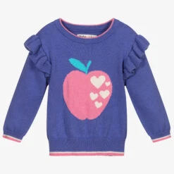 Hatley Girls Lavender Blue Sweater