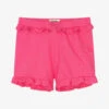 Hatley Girls Pink Ruffle Shorts