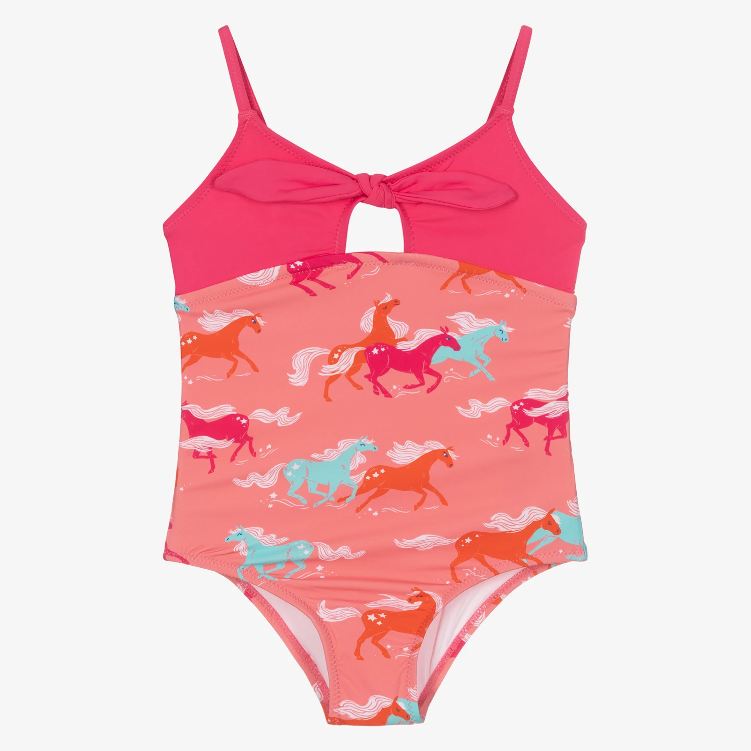 Hatley Girls Pink Swimsuit (UPF50+) 1 Hatley Girls Pink Swimsuit (UPF50+)