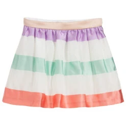 Hucklebones London Girls Gathered Striped Skirt