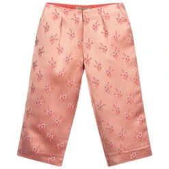 Hucklebones London Girls Pink Satin Trousers