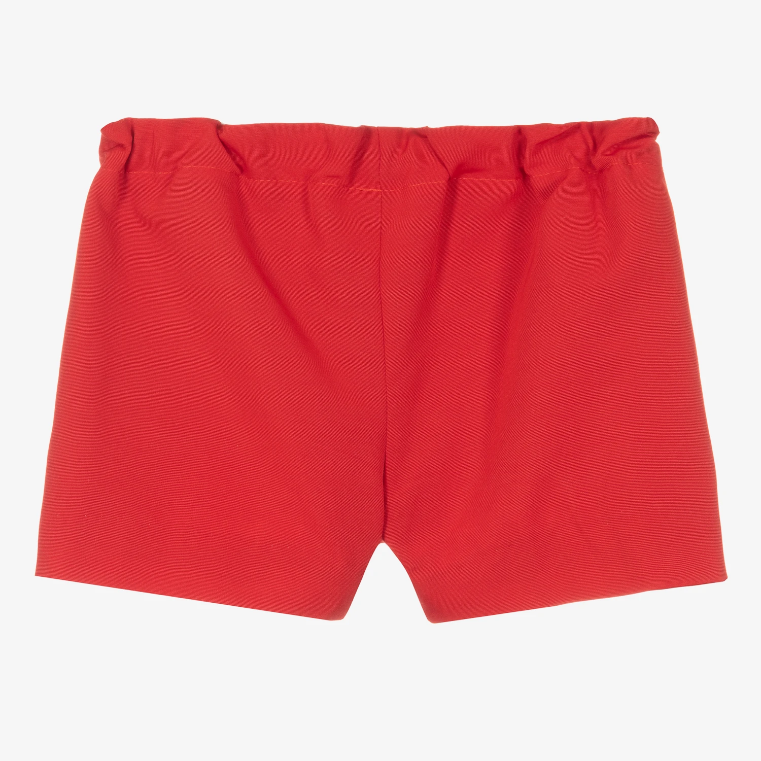 Hucklebones London Girls Red Cotton Twill Shorts 3 Hucklebones London Girls Red Cotton Twill Shorts - Image 3