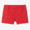 Hucklebones London Girls Red Cotton Twill Shorts