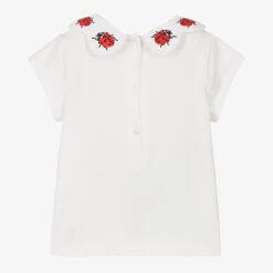 Hucklebones London Girls White Jersey Ladybird Top -Deals Whimsy Collection Store hucklebones london girls white jersey ladybird top 493922 762ffb8e8ef85401178ea7eaa34adfa35a93066e