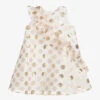 Hucklebones London Ivory & Gold Organza Dress