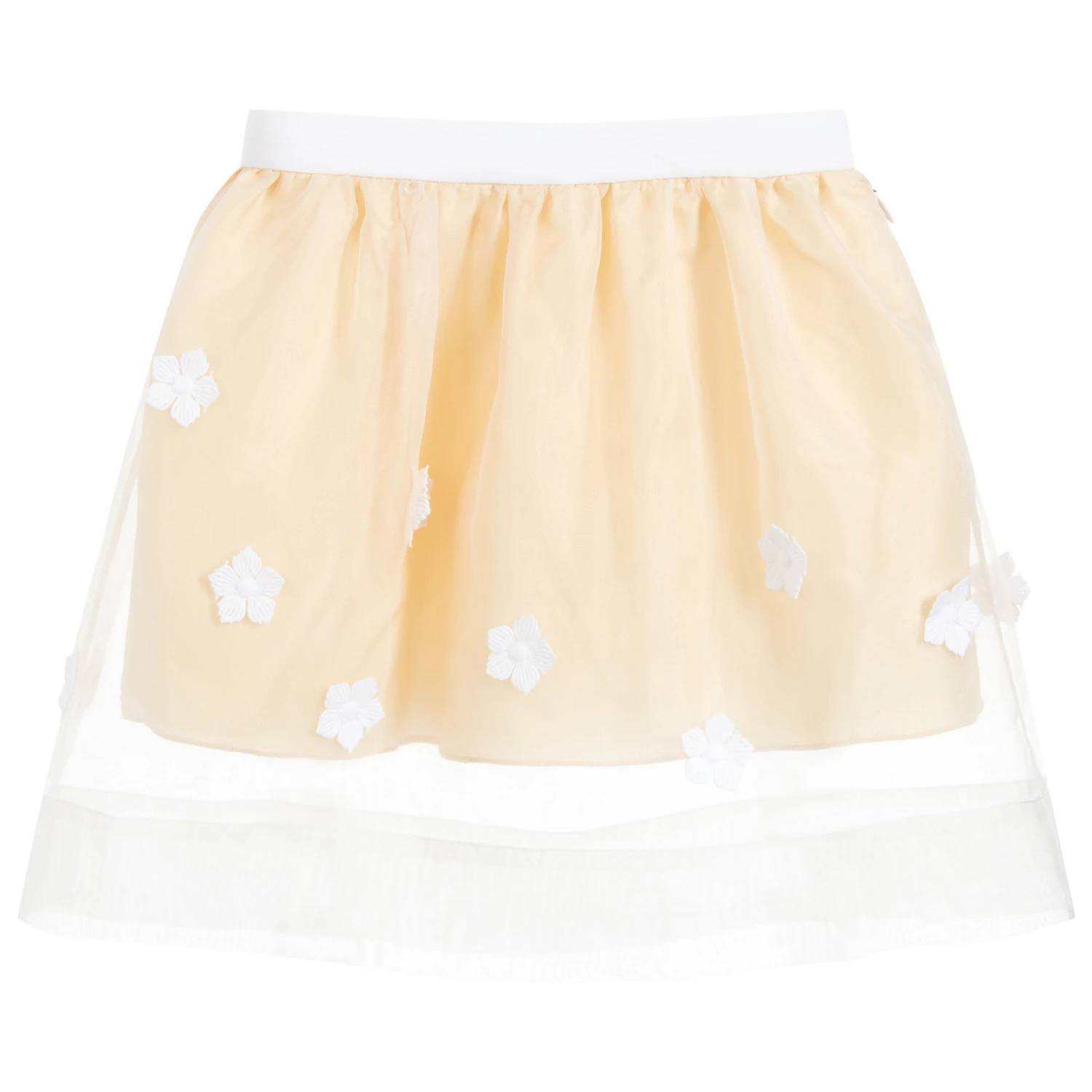 Hucklebones London Yellow Skirt With Overlay 1 Hucklebones London Yellow Skirt With Overlay