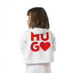 HUGO Girls White Cotton Zip-Up Top -Deals Whimsy Collection Store hugo girls white cotton zip up top 501218 c8603937a68696cfa6fc94c98fc7550b2575e428 outfit