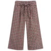 IDO Junior Beige & Pink Check Trousers