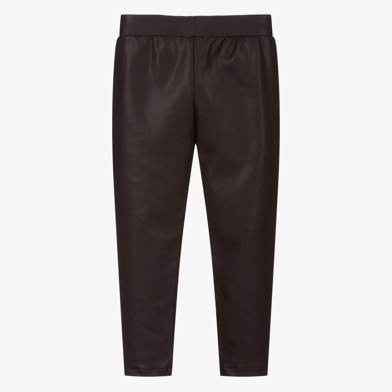 IDO Junior Black Faux Leather Leggings 2 IDO Junior Black Faux Leather Leggings - Image 2