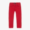 IDO Baby Boys Red Slim Fit Trousers