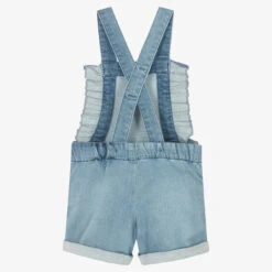 IDO Baby Girls Blue Cotton Denim Dungarees -Deals Whimsy Collection Store ido girls blue cotton denim dungarees 507595 cc316f11a860503b71147a98d0160aac89879a6b