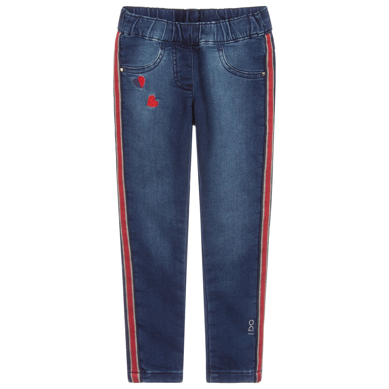 IDO Baby Girls Blue Cotton Jeggings 1 IDO Baby Girls Blue Cotton Jeggings