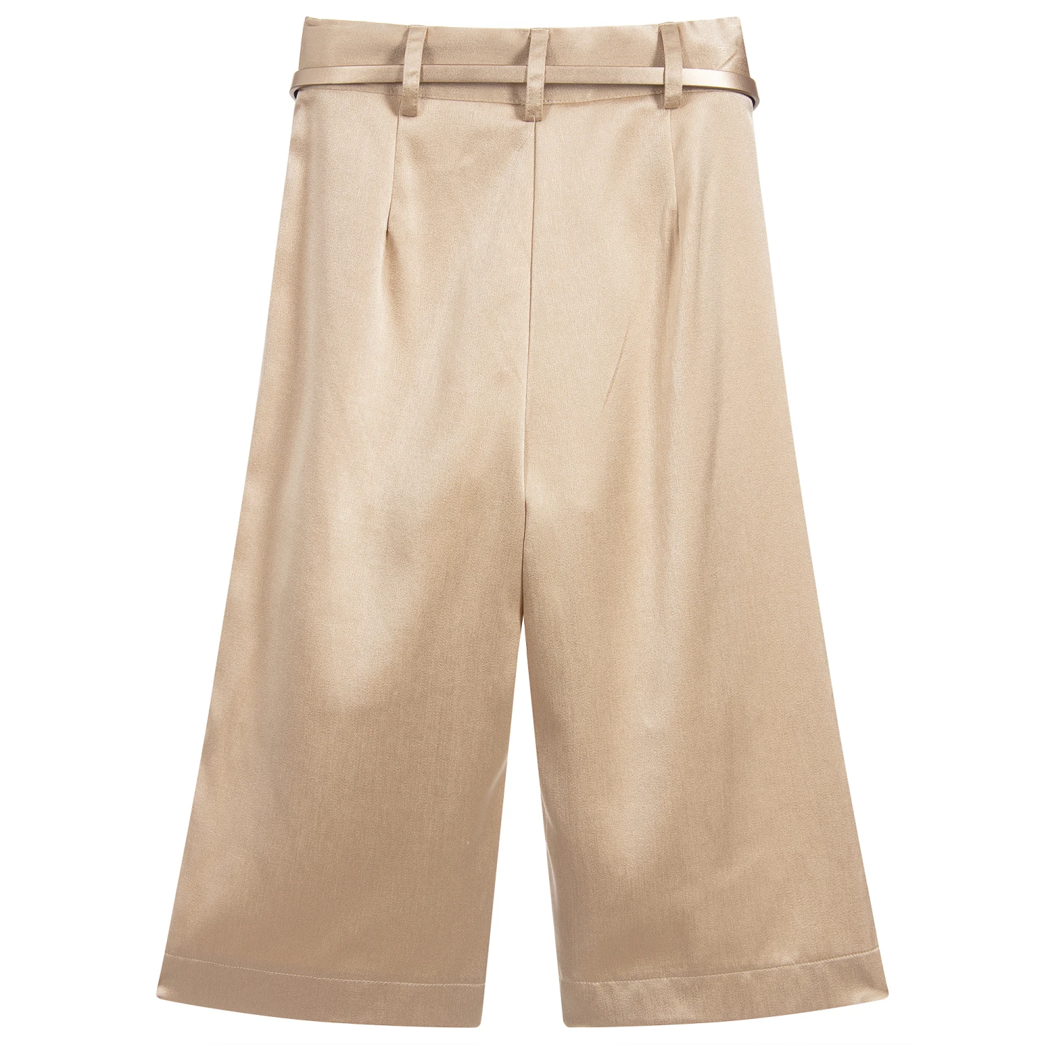 IDO Junior Girls Gold Satin Culottes 3 IDO Junior Girls Gold Satin Culottes - Image 3