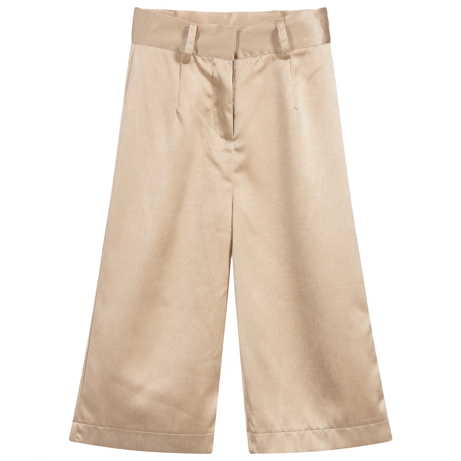 IDO Junior Girls Gold Satin Culottes 4 IDO Junior Girls Gold Satin Culottes - Image 4