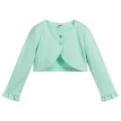 IDO Baby Girls Green Viscose Bolero