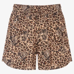 IDO Junior Girls Leopard Print Shorts