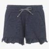 IDO Baby Girls Navy Blue Cotton Shorts