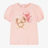IDO Baby Girls Pink Bunny Cotton T-Shirt