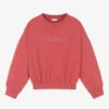 IDO Junior Girls Pink Cotton Sweatshirt
