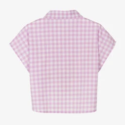 IDO Junior Girls Purple Gingham Cotton Shirt -Deals Whimsy Collection Store ido girls purple gingham cotton shirt 507701 c80af07ad4e095189c1fe39db885979b20363d73
