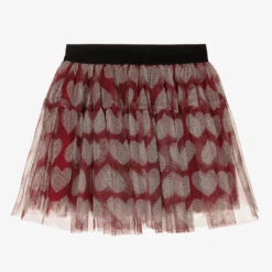 IDO Baby Girls Red Hearts Tutu Skirt