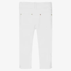 IDO Baby Girls White Cotton Denim Jeans -Deals Whimsy Collection Store ido girls white cotton denim jeans 507745 17e04b2efb05ff4d7338e3bd20952f371e748b34