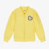 IDO Baby Girls Yellow Heart Zip-Up Top