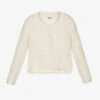 IDO Junior Ivory Fluffy Sparkle Cardigan