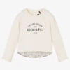 IKKS Girls Ivory Butterfly Sweatshirt