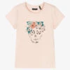 IKKS Girls Pink Skull Print T-Shirt