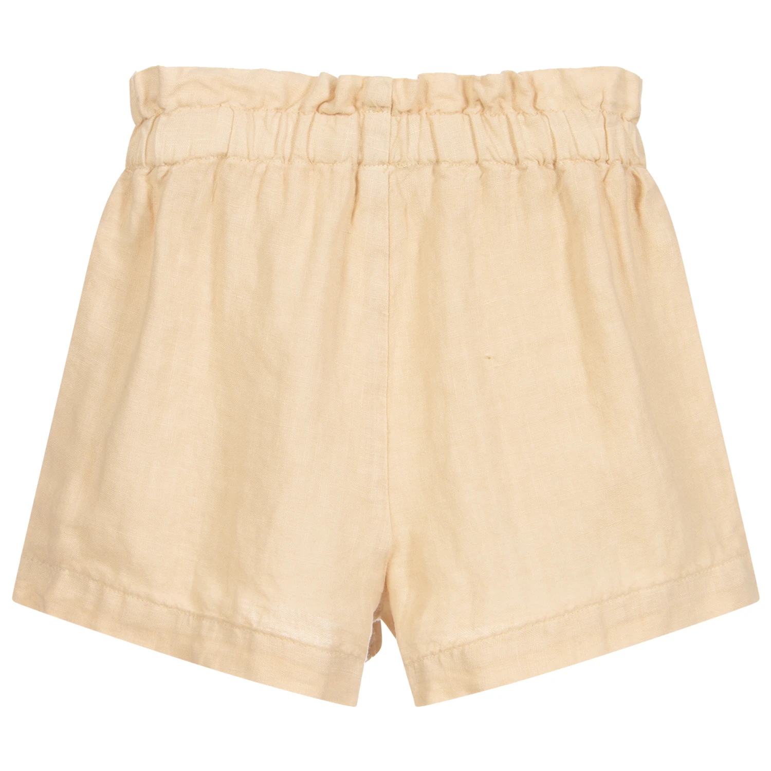 Il Gufo Beige Linen Shorts 2 Il Gufo Beige Linen Shorts - Image 2