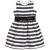 Il Gufo Black & White Cotton Dress
