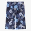 Il Gufo Blue Floral Cotton Culottes