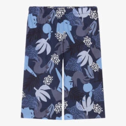 Il Gufo Blue Floral Cotton Culottes