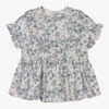 Il Gufo Blue Floral Liberty Blouse
