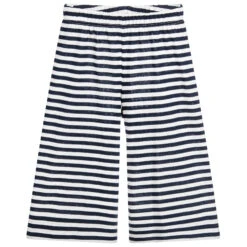 Il Gufo Blue Stripe Cotton Culottes