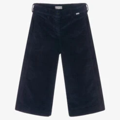 Il Gufo Girls Blue Corduroy Culottes