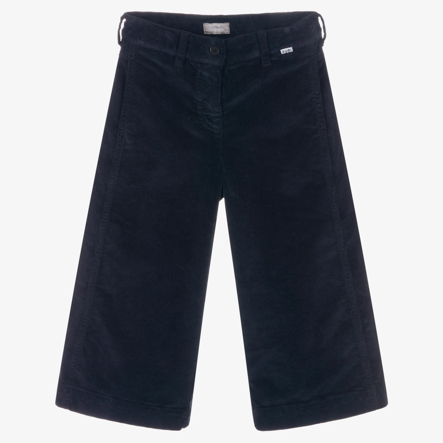 Il Gufo Girls Blue Corduroy Culottes 1 Il Gufo Girls Blue Corduroy Culottes