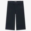 Il Gufo Girls Blue Cotton Culottes
