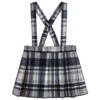 Il Gufo Girls Blue Tartan Skirt