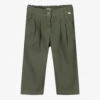 Il Gufo Girls Green Cotton Trousers